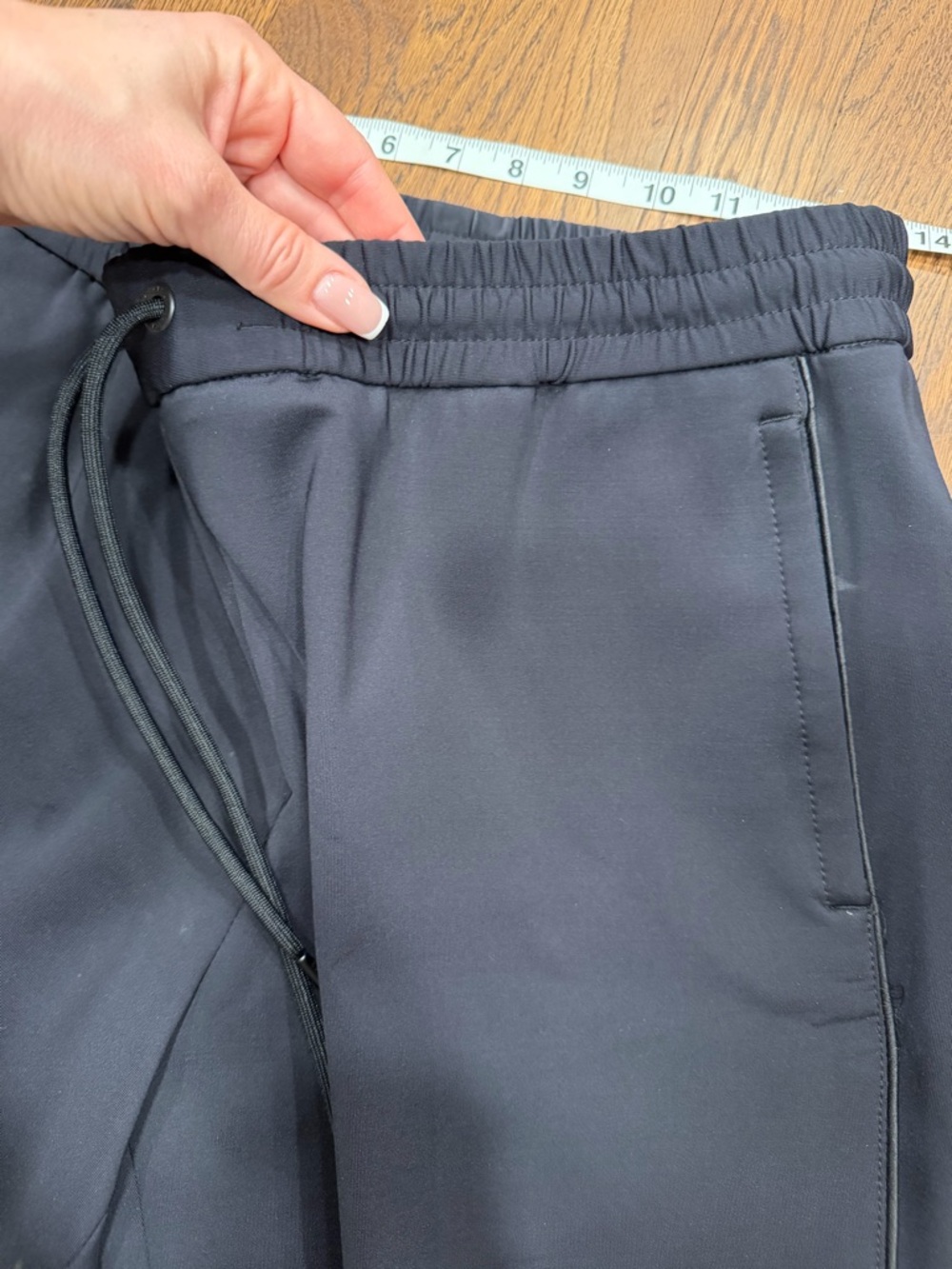 Moncler Black Drawstring Jogger Sweatpants - Picture 2 of 7